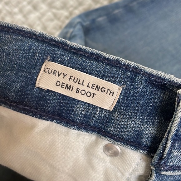 J Crew Curvy Full Length Demi Boot Jeans Sz 25P - Picture 6 of 7